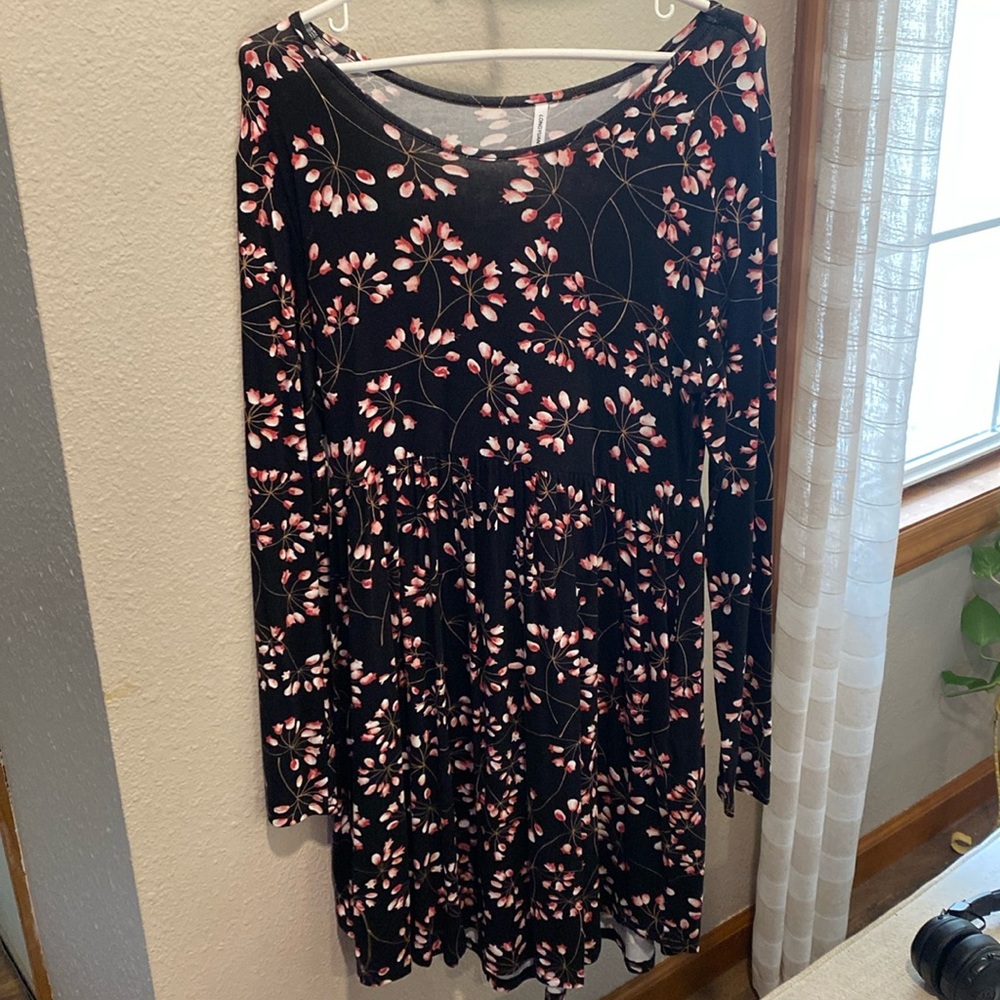 Knee length dress .